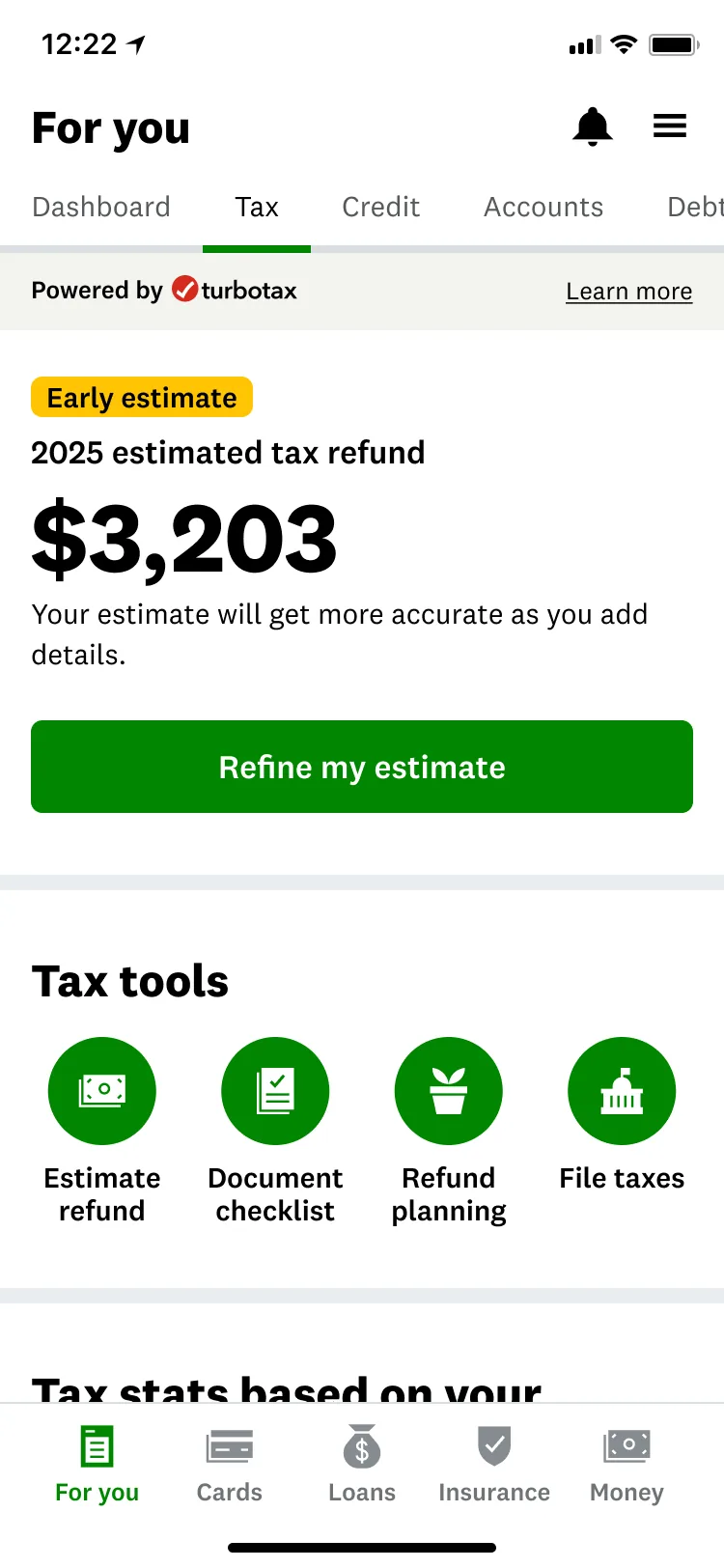 Early estimate state, a rough number that gets sharper with detail